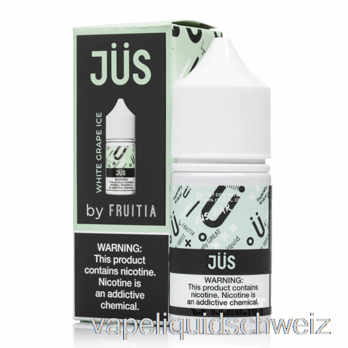 Weißes Traubeneis - Jus-Salze - 30 Ml 35 Mg Vape Ohne Nikotin